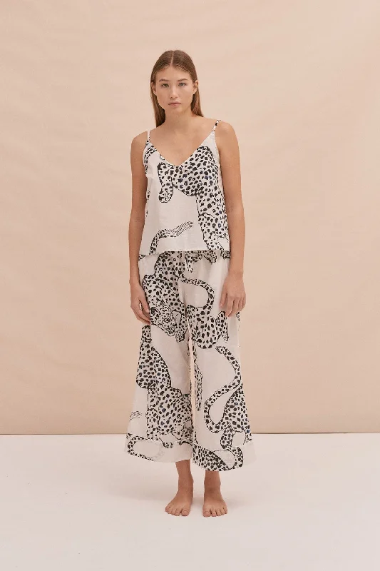 Cami & Wide Leg Set The Jag Print Cream