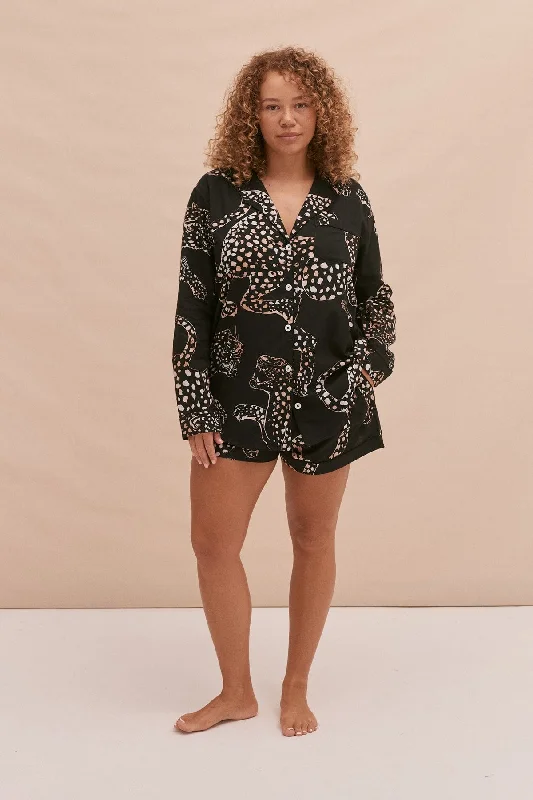 Signature Pyjama Set The Jag Print Navy