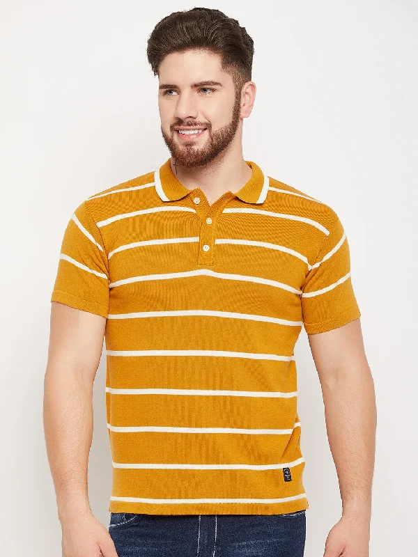 Men Mustard T-Shirt