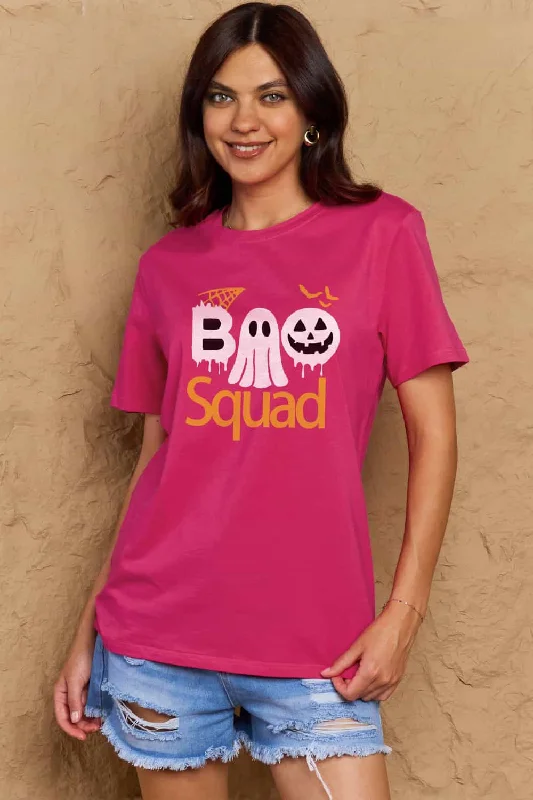 BOO SQUAD Graphic Cotton T-Shirt