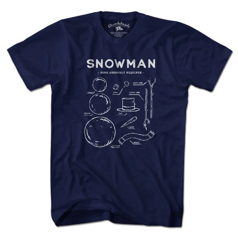 Snowman Blueprint T-Shirt