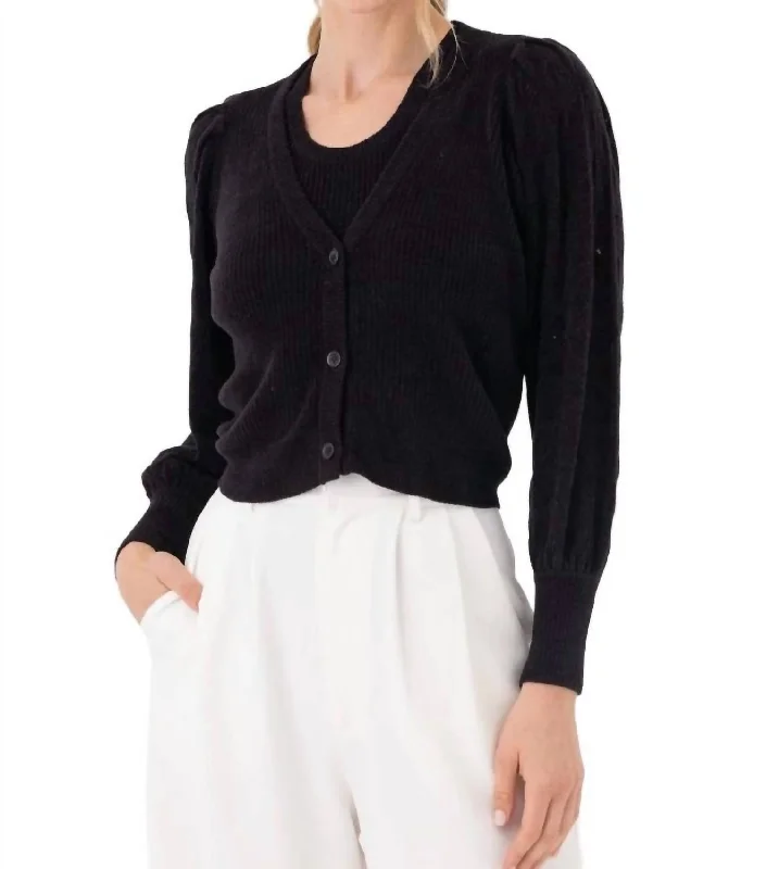 Sedona Cardigan In Black