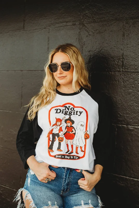 No Diggity Halloween Raglan