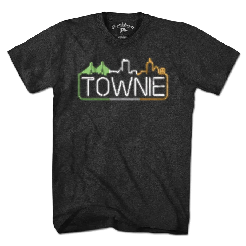 Irish Townie Neon Sign T-Shirt