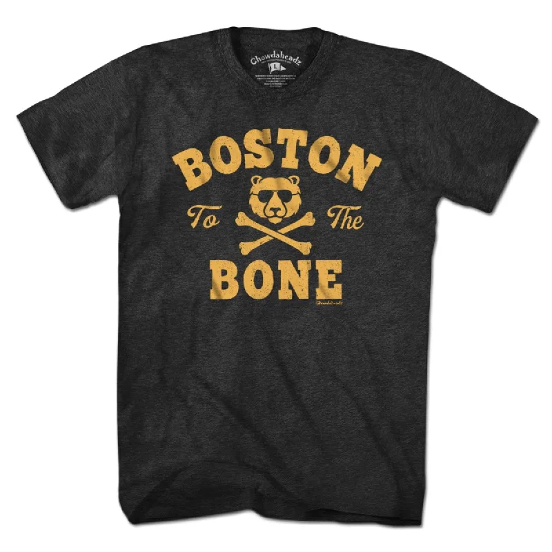 Boston to the Bone Black & Gold T-Shirt