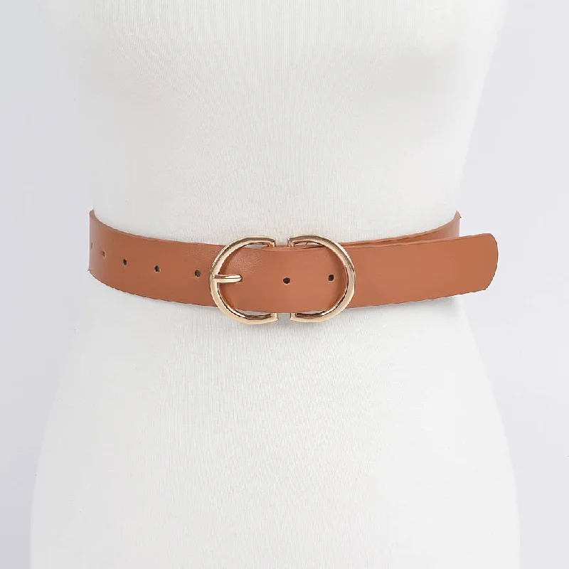 Two Round Buckle Belt