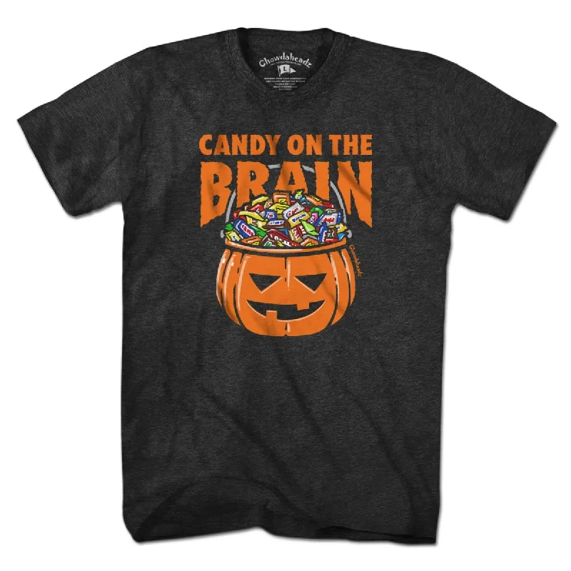 Candy On The Brain Halloween T-Shirt