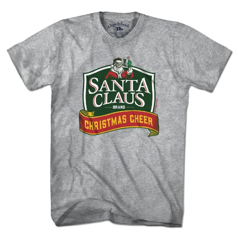 Santa Claus Christmas Cheer Logo T-Shirt