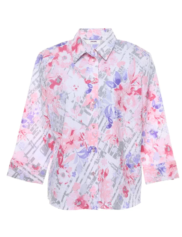 Floral Multi-Colour Shirt - L