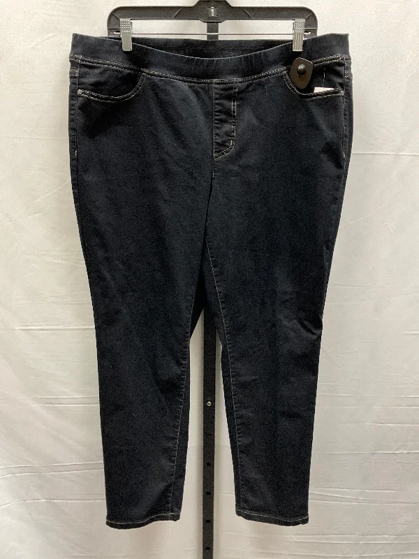 Navy Jeans Jeggings Denim And Company, Size 18