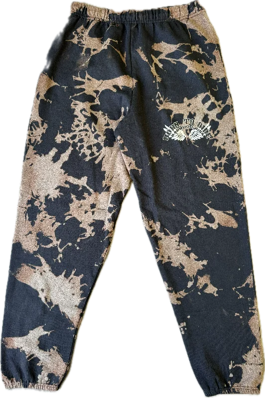 "BORN TO RIDE" Sweatpants in BLEACH