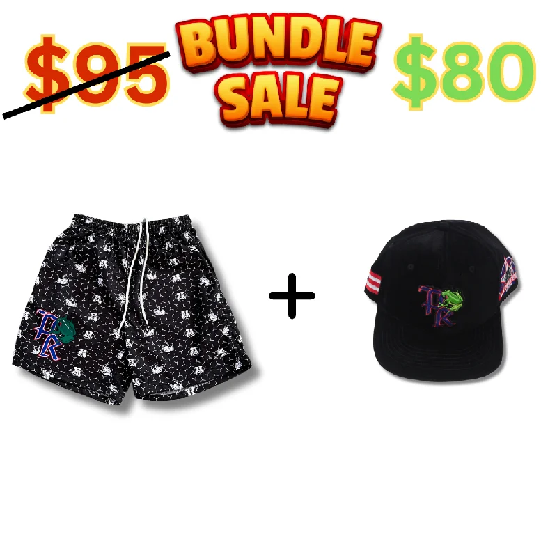 PR Coqui Black Mesh Shorts *Bundle*