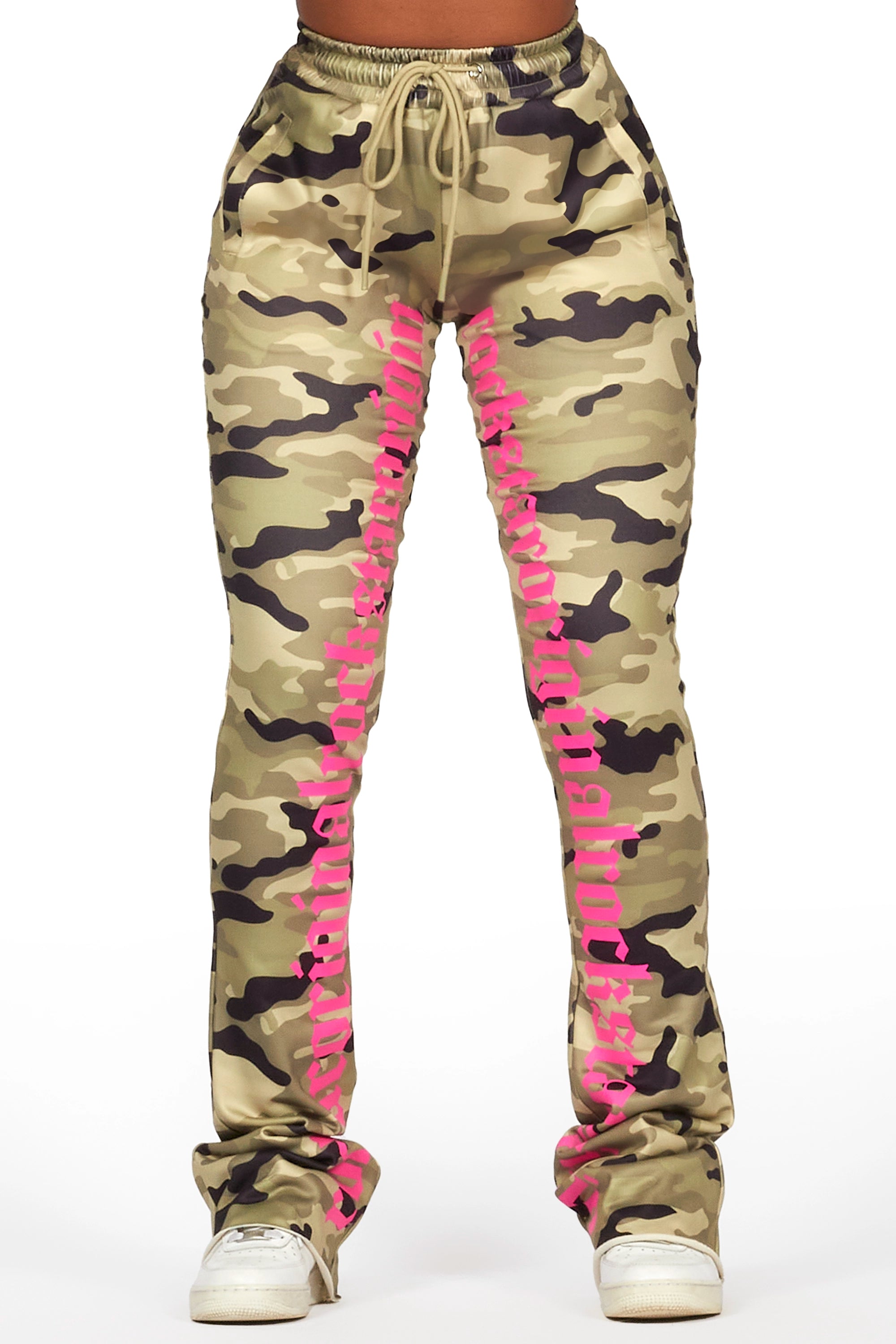 Blakely Green Camo Super Stacked Pant